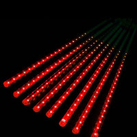 Perfect Holiday Plug-in 50cm LED Meteor Shower Snowfall Lights 8 Tube