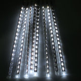 Perfect Holiday Plug-in 50cm LED Meteor Shower Snowfall Lights 8 Tube